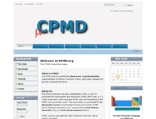 Tablet Screenshot of cpmd.org